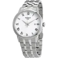 Tissot Herreur T129.410.11.013.00 T-Classic Hvid/Stål Ø42 mm