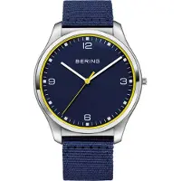 Bering Herreur 18342-507 Ultra Slim Blå/Tekstil Ø42 mm