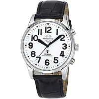 Master Time Herreur MTGA-10690-60L Radio Controlled Hvid/Læder Ø42