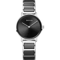Bering Dameur 18531-742 Ceramic Sort/Stål Ø39 mm