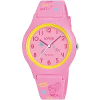 Lorus Dameur RRX49HX9 Kids Rosa/Gummi Ø34 mm