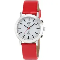 Eco Tech Time Dameur ELS-11582-11L Radio-Controlled Hvid/Læder