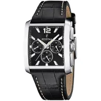Festina Herreur F20636-4 Timeless Sort/Læder