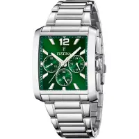 Festina Herreur F20635-3 Timeless Grøn/Stål
