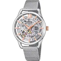 Festina Dameur F20627-1 Classic Skeletskåret/Stål Ø35.5 mm