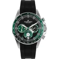 Jacques Lemans Herreur 1-2127C Liverpool Sort/Gummi Ø40 mm