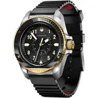 Victorinox Swiss Army Herreur 242014 Journey 1884 Sort/Gummi Ø43 mm