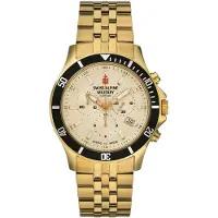 Swiss Alpine Military Herreur 7022.9111 Chrono Guldfarvet/Gul