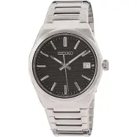 Seiko Herreur SUR557P1 Dress Sort/Stål Ø38.9 mm