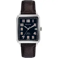 Bulova Herreur 96B332 Sort/Læder