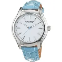Nautica Dameur NAI11011M Classic Hvid/Læder Ø36 mm