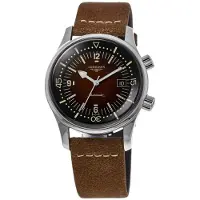 Longines Herreur L3.774.4.60.2 Legend Diver Brun/Læder Ø42 mm