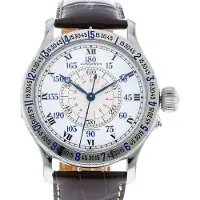 Longines Herreur L2.678.4.11.0 Heritage Hvid/Læder Ø47.5 mm