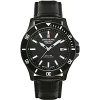 Swiss Alpine Military Herreur 7022.1577 Challenger Sort/Læder Ø42 mm