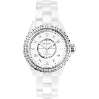 Chanel Dameur H3111 J12 Hvid/Keramik Ø38 mm