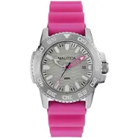 Nautica Herreur NAI12533G Analog Grå/Gummi Ø42 mm