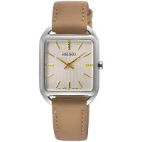 Seiko Dameur SWR089P1 Classic Beige/Læder