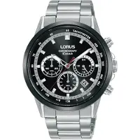 Lorus Herreur RT397JX9 Sport Sort/Stål Ø42 mm