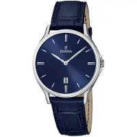 Festina Herreur F16745-3 Dress Blå/Læder Ø39 mm