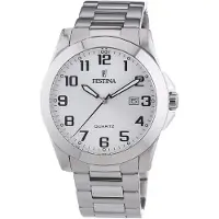 Festina Herreur F16376-7 Hvid/Stål Ø40 mm
