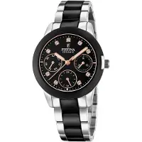Festina Dameur F20497-3 Sort/Keramik Ø35 mm