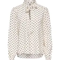 ONLY Bluse 'ONLMaizee' sort / naturhvid