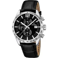 Festina Herreur F16760-4 Sport Sort/Læder Ø44 mm