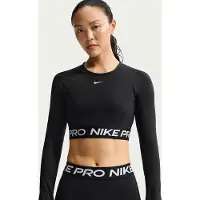Nike Funktionsbluse 'Pro' sort / hvid
