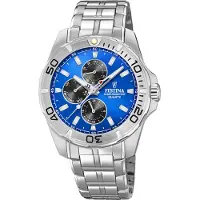Festina Herreur F20445-4 Blå/Stål Ø43 mm