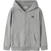 Name it Sweatjakke 'NKMVALON' grå-meleret
