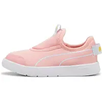 Puma Courtflex v3 Slip On Sneakers Kids, Shoes, Peach Smoothie/Icy Blue, 35