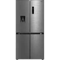 Midea MDRM632FGD46W, Fritstående, Flere døre, Rustfrit stål, 2 dør(e), Berøring, LED