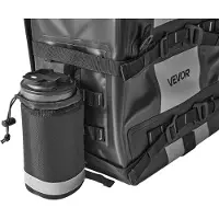 Vevor Motorcykel Sadeltaske, 56 L (28 L x 2) Stor Kapacitet Side Sadeltaske Kompatibel med De fleste Motorcykler, Vandtæt Stof Udendørs Sports Motorcykel Bagageopbevaring med Aftagelig Indvendig Taske