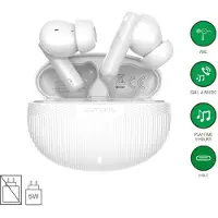 4smarts trådløse headset SkyBuds Pro ANC, hvid