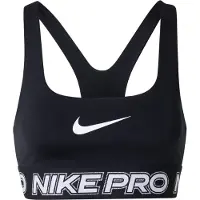 Nike Sports-BH sort / sølv / hvid
