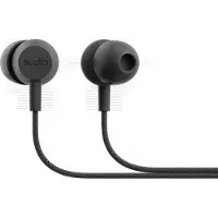 Sudio V3 kablede in-ear-høretelefoner / USB-C-høretelefoner med mikrofon og flettet kabel – Sort