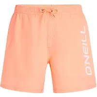O'Neill Badeshorts 'Logo 16' abrikos / hvid