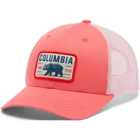 Columbia - Børnetøj - Youth Snap Back Hot Coral Satin Pink Bear til UnisexBomuld - Lyserød