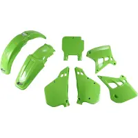 Ufo Kawasaki Kx 125 1990-1991 Kakit196f-026 Fork Protectors & Plastikkit