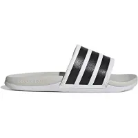 Adidas Pantoletter 'ADILETTE COMFORT 2.0' sort / hvid