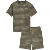 We fashion Nattøj khaki / oliven / hvid