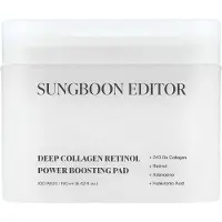 Sungboon Editor Deep Collagen Retinol Power Boosting Pads | Koreanska tonerkuddar med kollagen och retinol för anti-aging | Anti-rynkle Care & Co