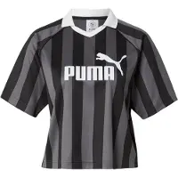 Puma Funktionsbluse 'Ess' grå / sort / hvid