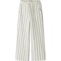 Name it Bukser - Wide - NkfHerine - Almond Milk - - 8 år (128) - Bukser - Bomuld