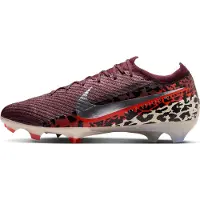 Nike Air Zoom Mercurial Vapor 16 Elite FG United - Bordeaux/Sølv/Rød/Grå - Græs (FG), størrelse 36