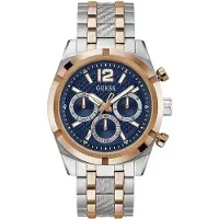 GUESS Herreur GW0714G3 Blå/Rosaguldtonet stål Ø44 mm