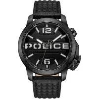 Police Herreur PEWJD0021701 Automated Sort/Læder Ø44 mm