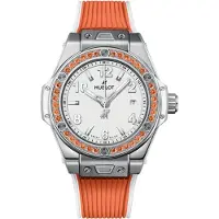 Hublot Dameur 485.SO.2210.RX.1206 Big Bang 33mm One Click Hvid/Gummi