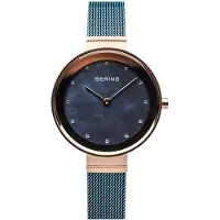 Bering Dameur 10128-368 Classic Blå/Stål Ø28 mm