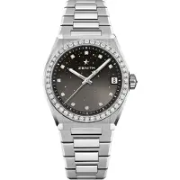 Zenith Dameur 16.9200.670-02.MI001 Defy Midnight Sort/Stål Ø36 mm